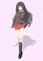 黒髪ブレザー少女/陽炎