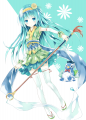 無口系魔法少女/水緑