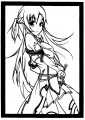 【切り絵】アスナ/Alice