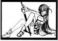 【切り絵】アスナ/Alice
