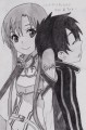 SAO アスナ&キリト/IS