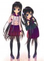 黒髪ロング双子ちゃん/有河サトル＼（ ＾ヮ゜）＞
