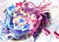 赤い子と青い子