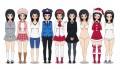 オリジナルキャラクター　服装まとめ