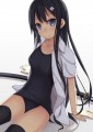 スク水ニーソ