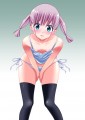 前かがみです！