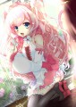メイドさんが窓をキレイにしてます。₍₍ (ง ´³`)ว ⁾⁾