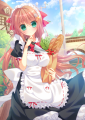 包丁を逆手持ちする癖のあるメイドさん