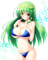 水着を着てもらいました