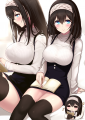 難以抉擇！貧乳VS巨乳插畫特輯
