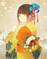 和服少女/雨