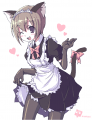 ねこみみメイドさん/きまりん♡／( ˘◡◡˘)＼