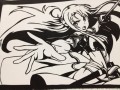 切り絵「アスナ」
				/MAKERIN