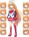 弦巻マキ立ち絵 表情差分