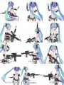 例のハンドサイン(ポーズ配布)