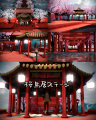 【MMD-OMF4】桜鳥居ステージ【配布】