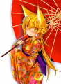 久々らくがきつね