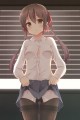 薄暗い部屋で二人きり