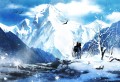 霊峰を望む