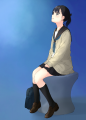 ポニーテールとセーラー服